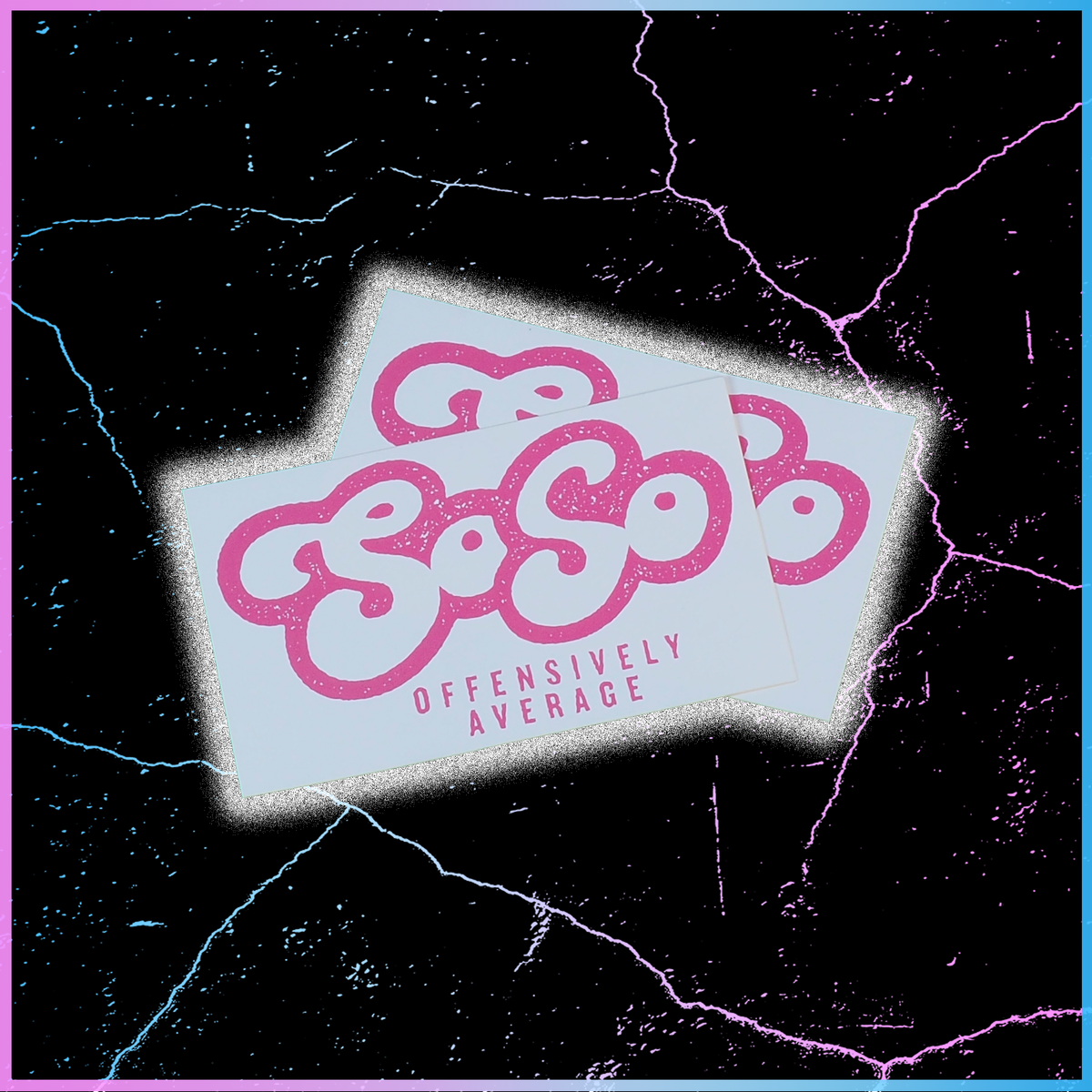 Classic SoSo Sticker (Single Sticker)